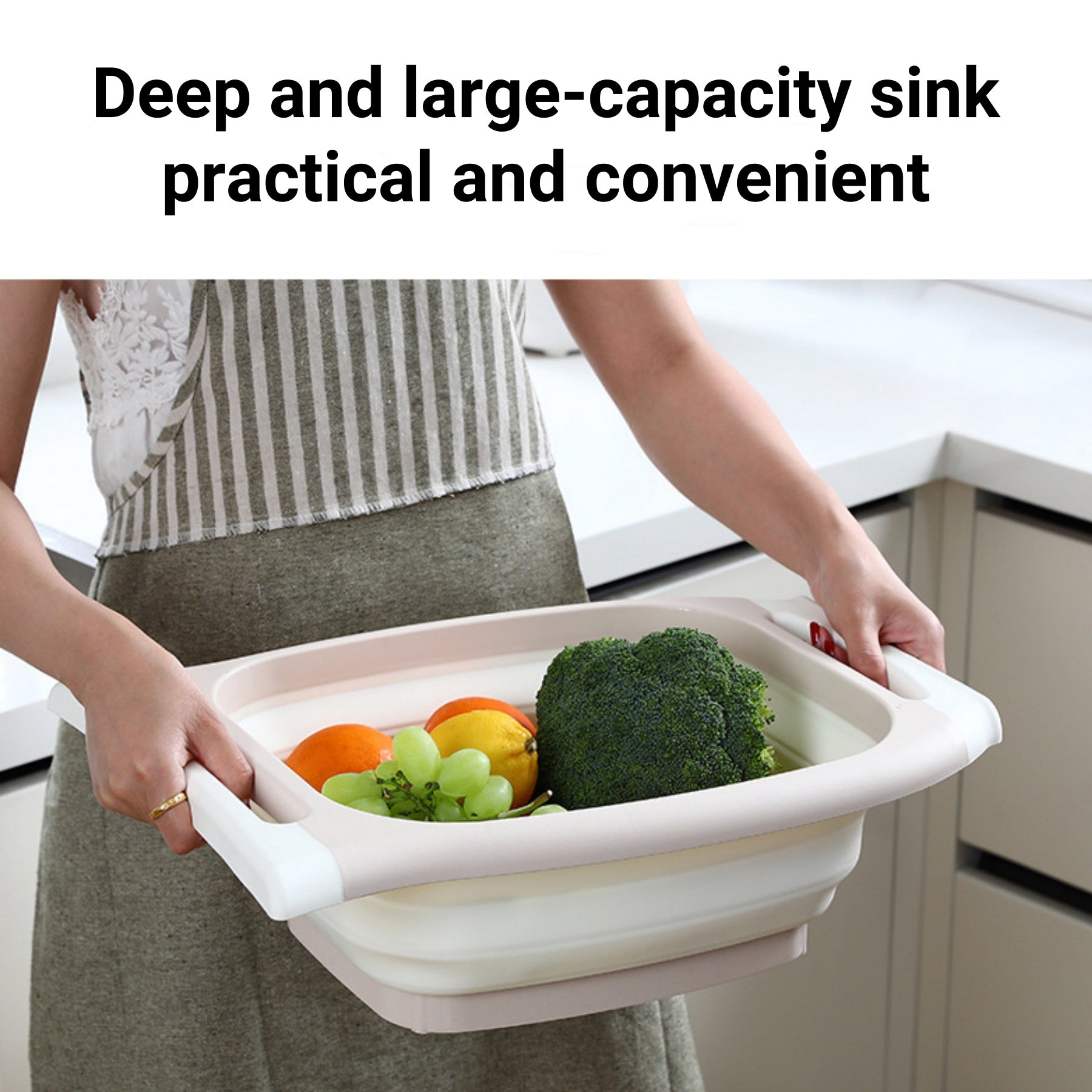 Multi-functional Foldable PP Cutting Board