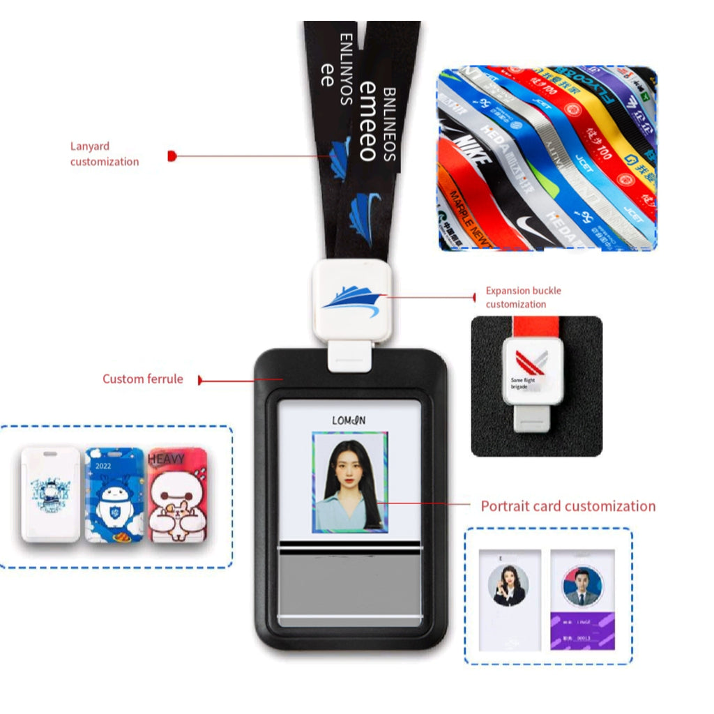Sliding Cover ID Badge Holder