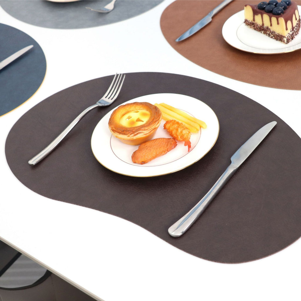 Irregular-Shaped Cowhide Texture Western Placemat