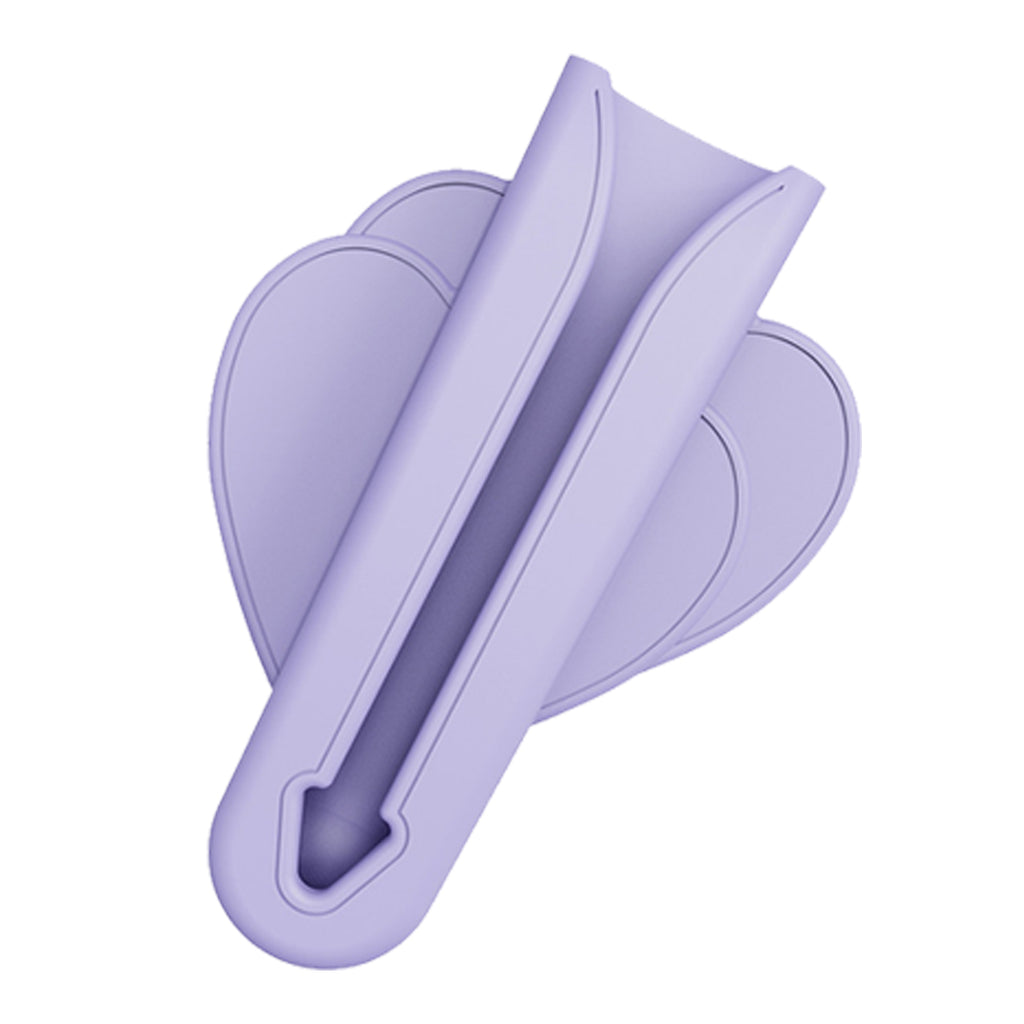Heart-Shaped Silicone Lipstick Clip Phone Holder Sticker