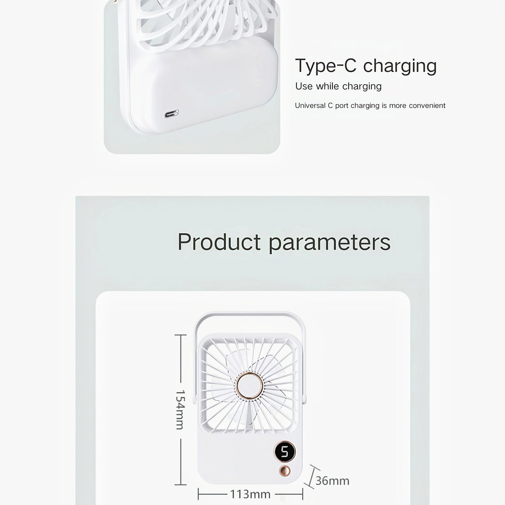 USB-Powered Desktop Fan