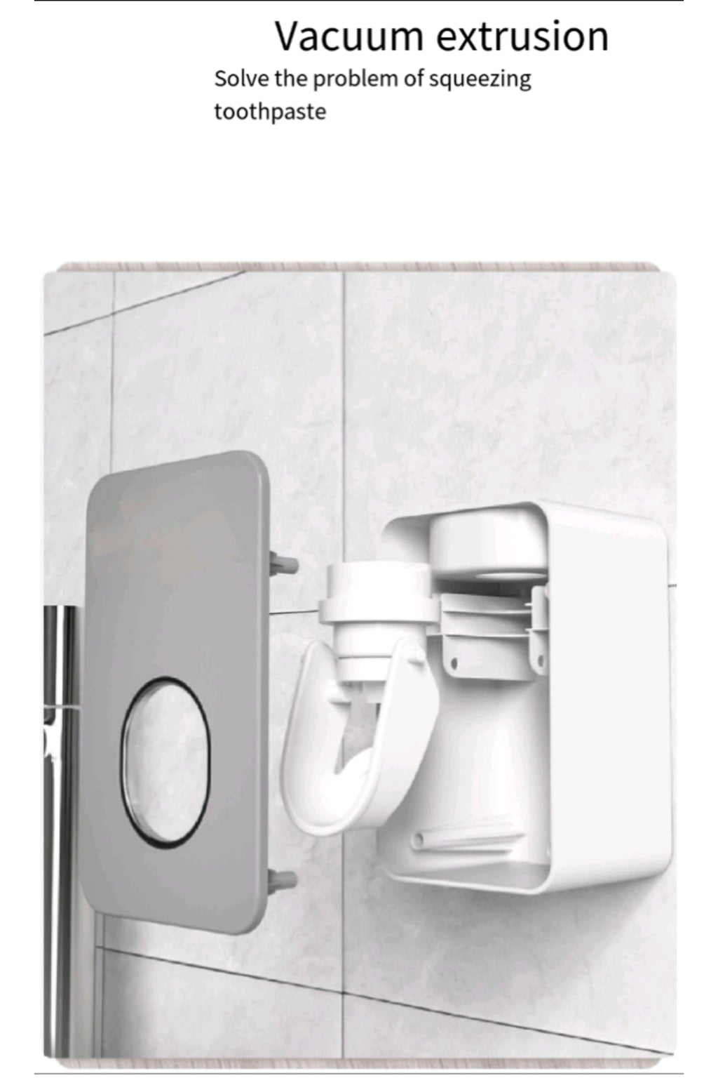 Drill Free Automatic Toothpaste Dispenser