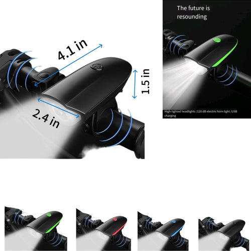 Bicycle Light With Integrated Safety Horn