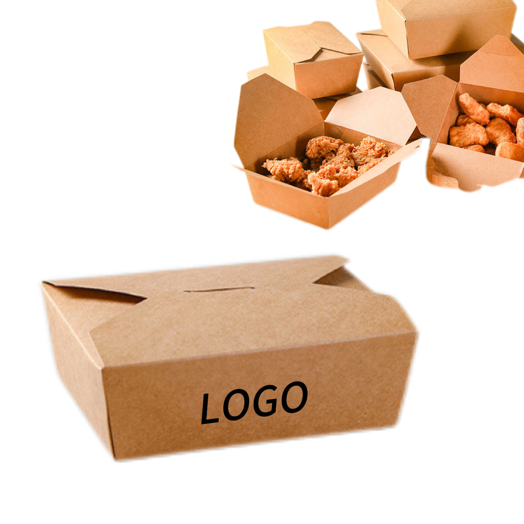 34oz Kraft Paper Takeout Box