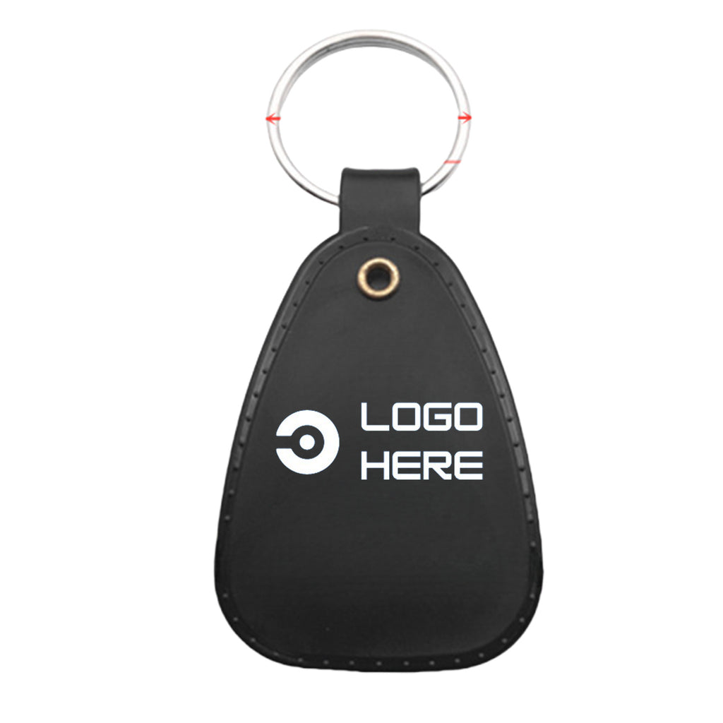 Black Leather Keychain