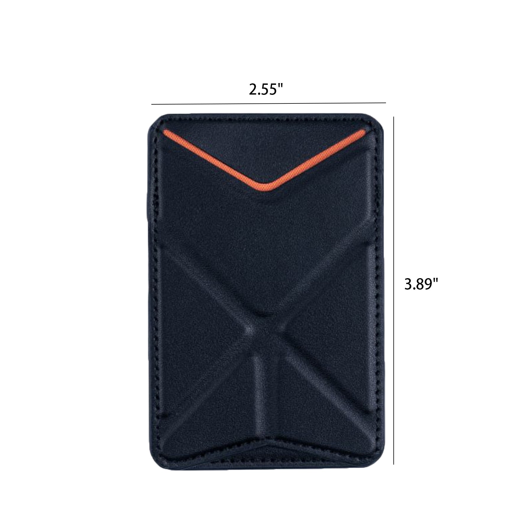 Foldable Leather Magnetic Cardholder Stand