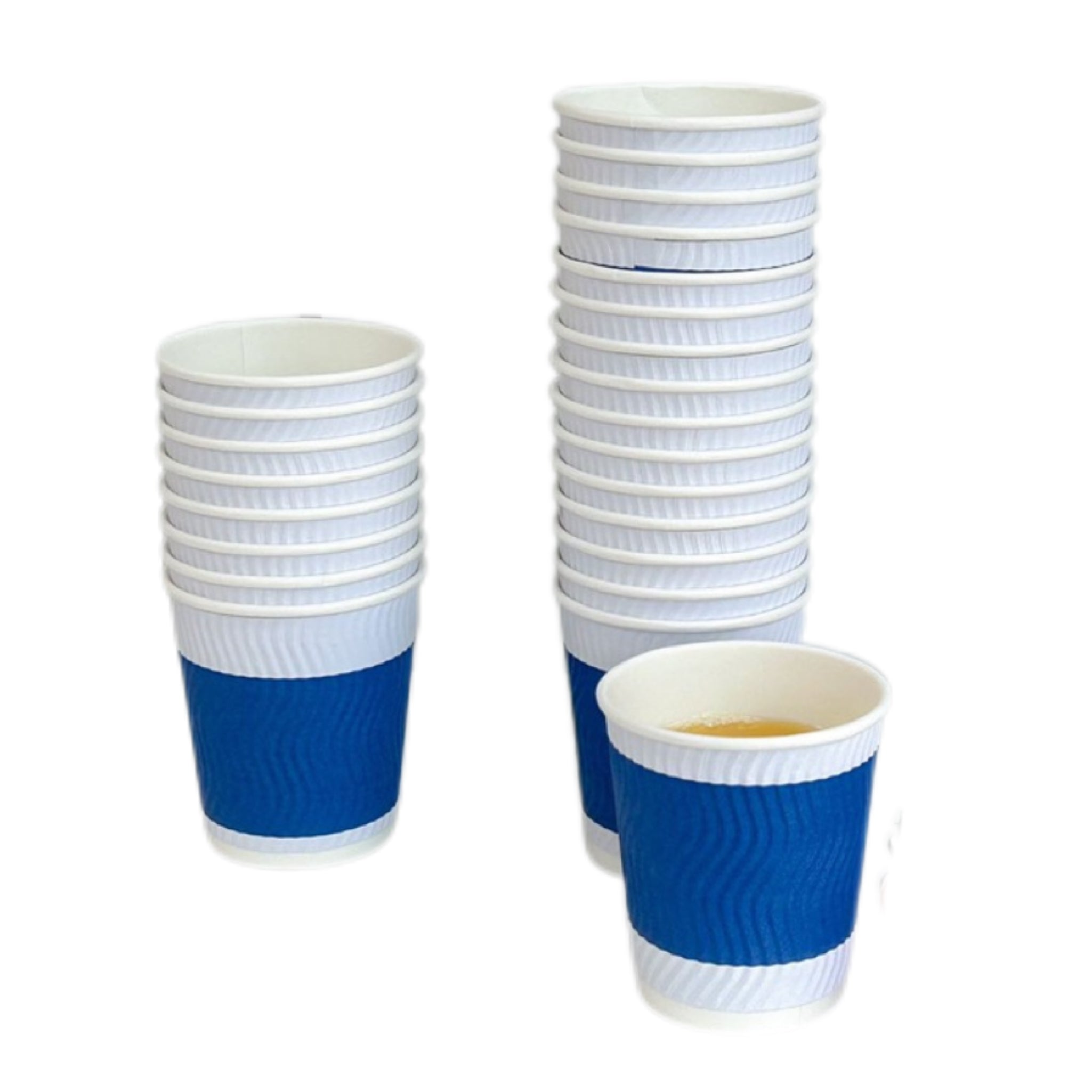 Double-Wall Disposable 12 oz Corrugated Paper Cup