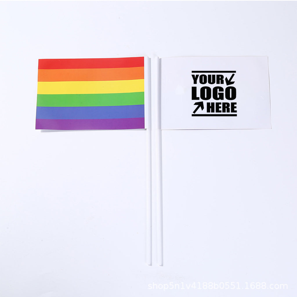 Customizable Papery Pvc Hand Waving Flag