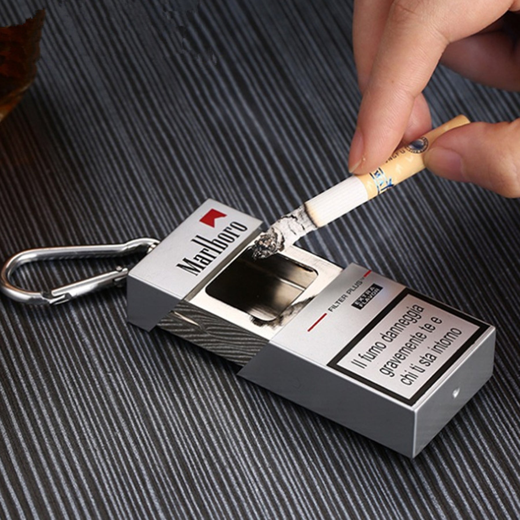 Portable Pocket Mini Metal Ashtray