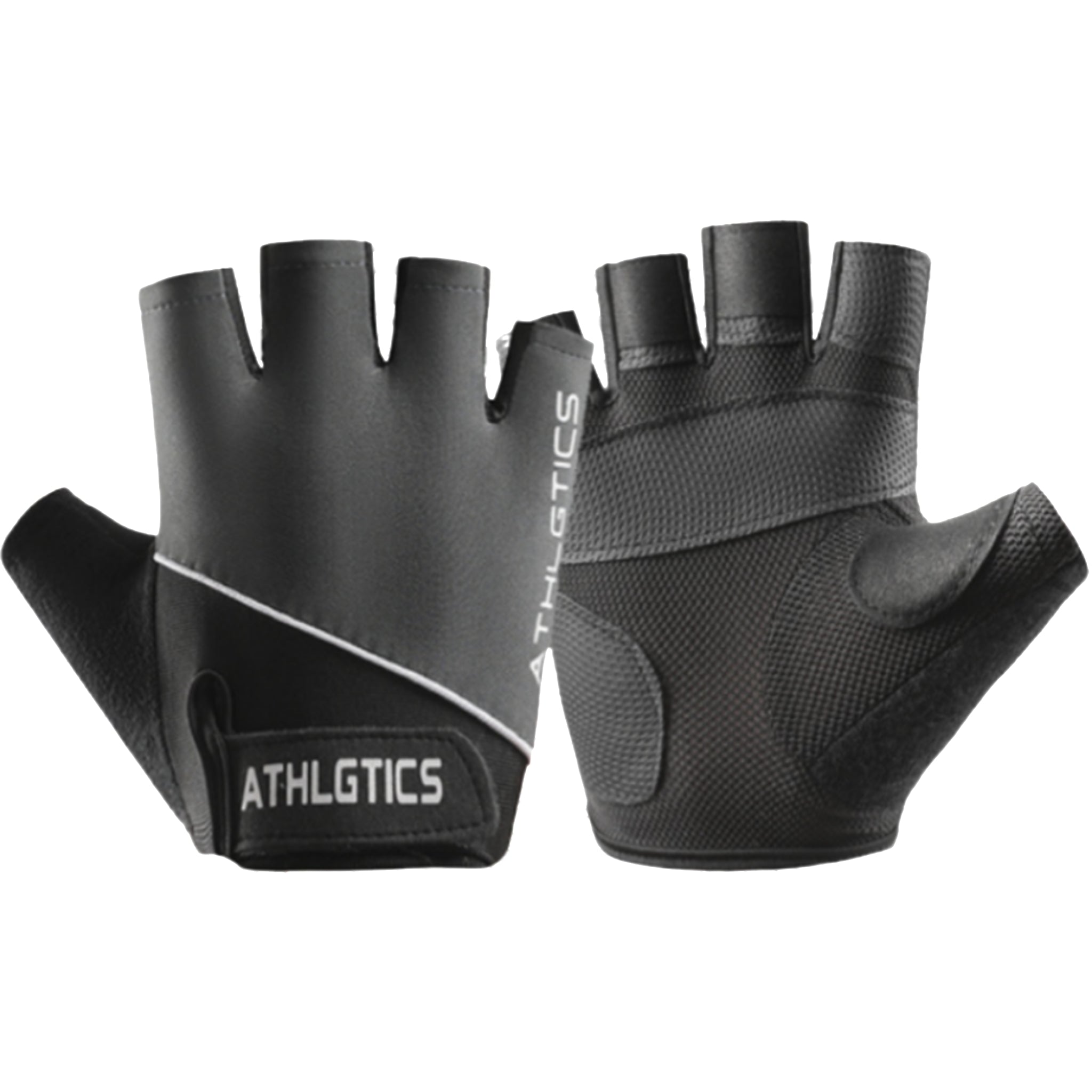Unisex Fingerless Workout Gloves Non Slip UV Protection