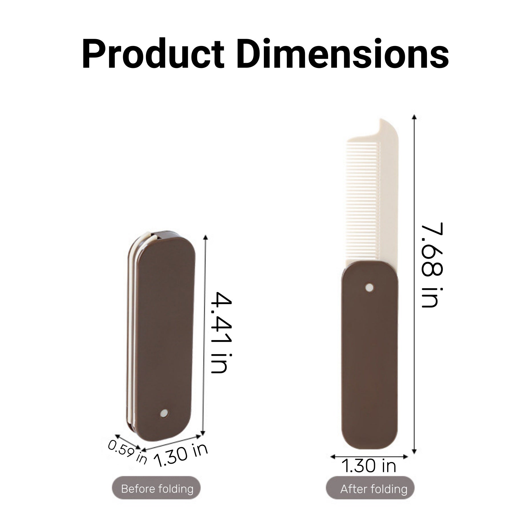 Foldable Portable Comb
