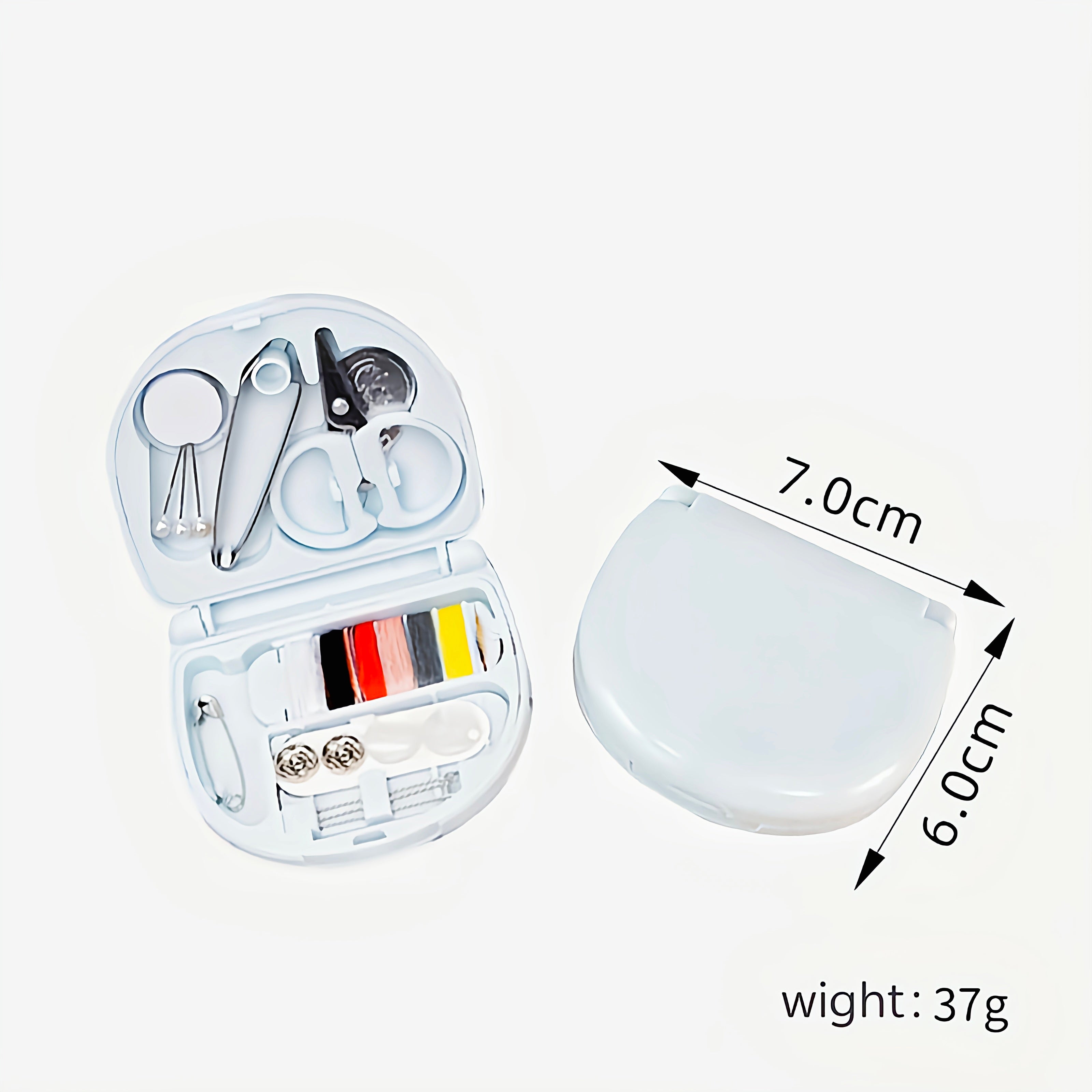 Semi-Circular Plastic Needle Box