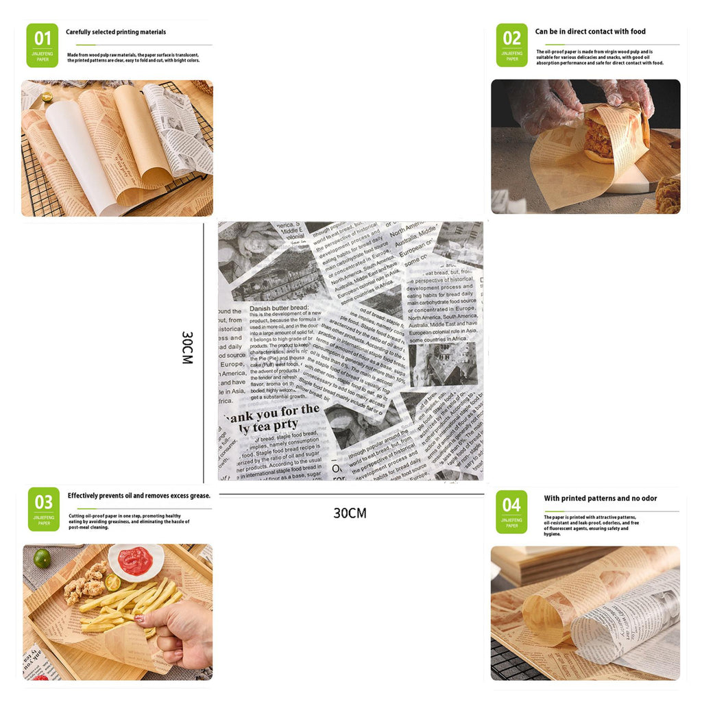 Food-Safe Deli Paper Sheets