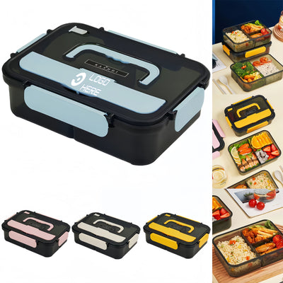 Compartment Lunch Box With Utensils