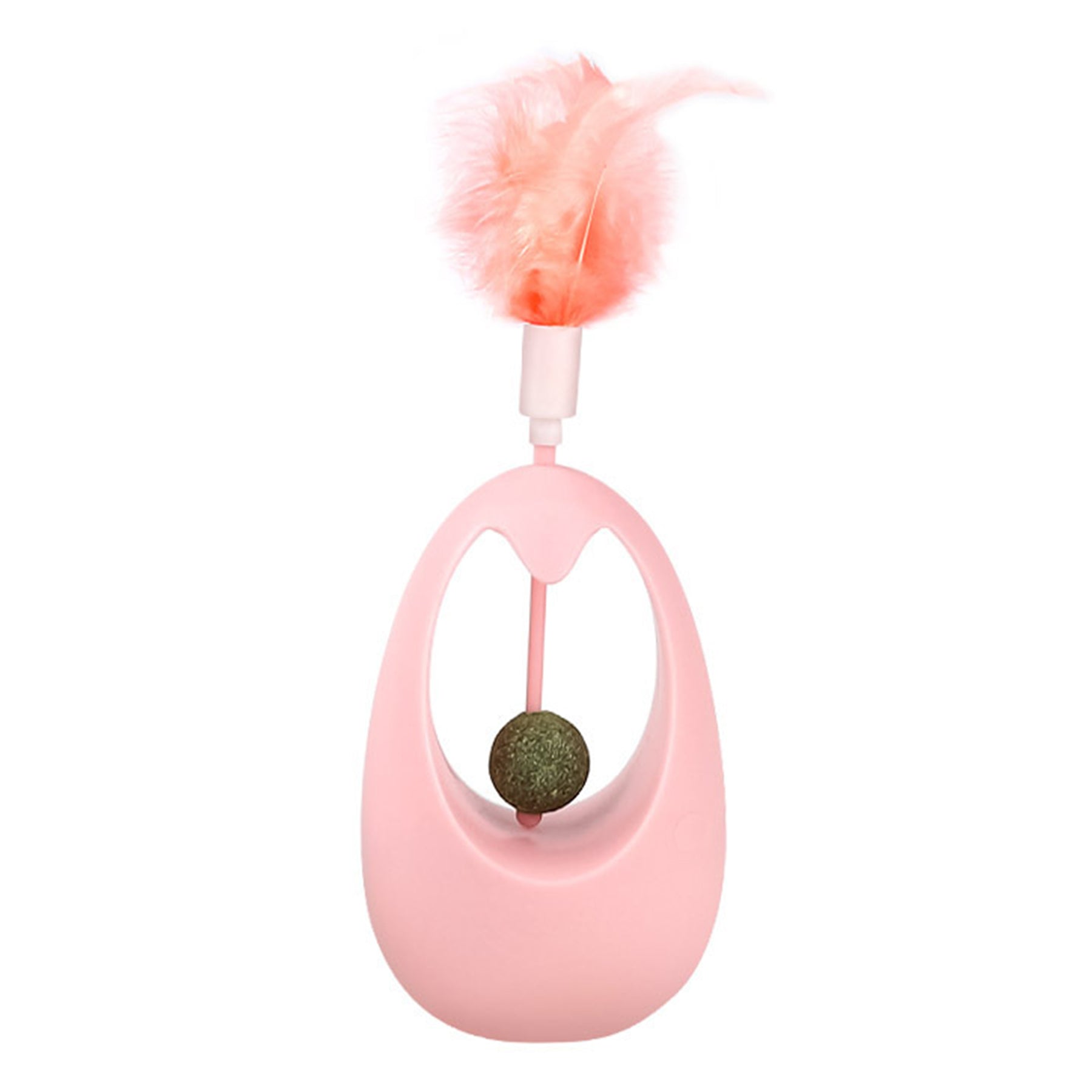 Tumbler Shaped Catnip Stick With Catnip Ball