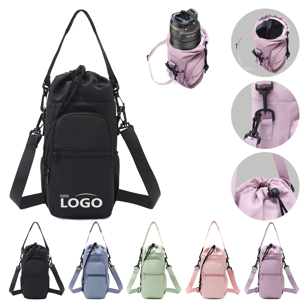 32 Oz Portable Crossbody Water Bottle Sleeve
