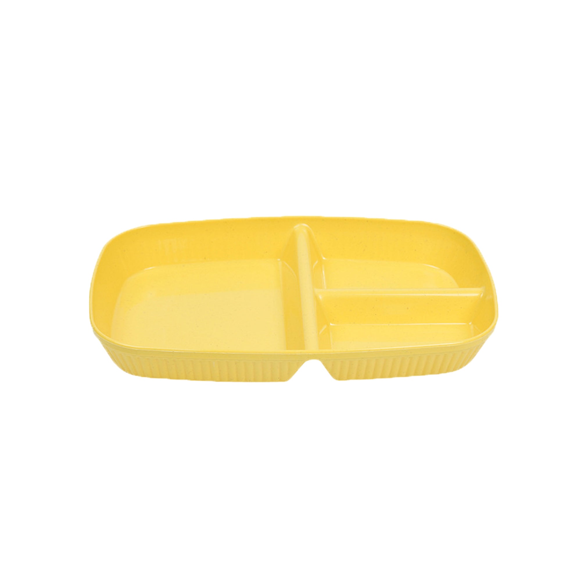 Wheat Straw 3-Section Divided Plate