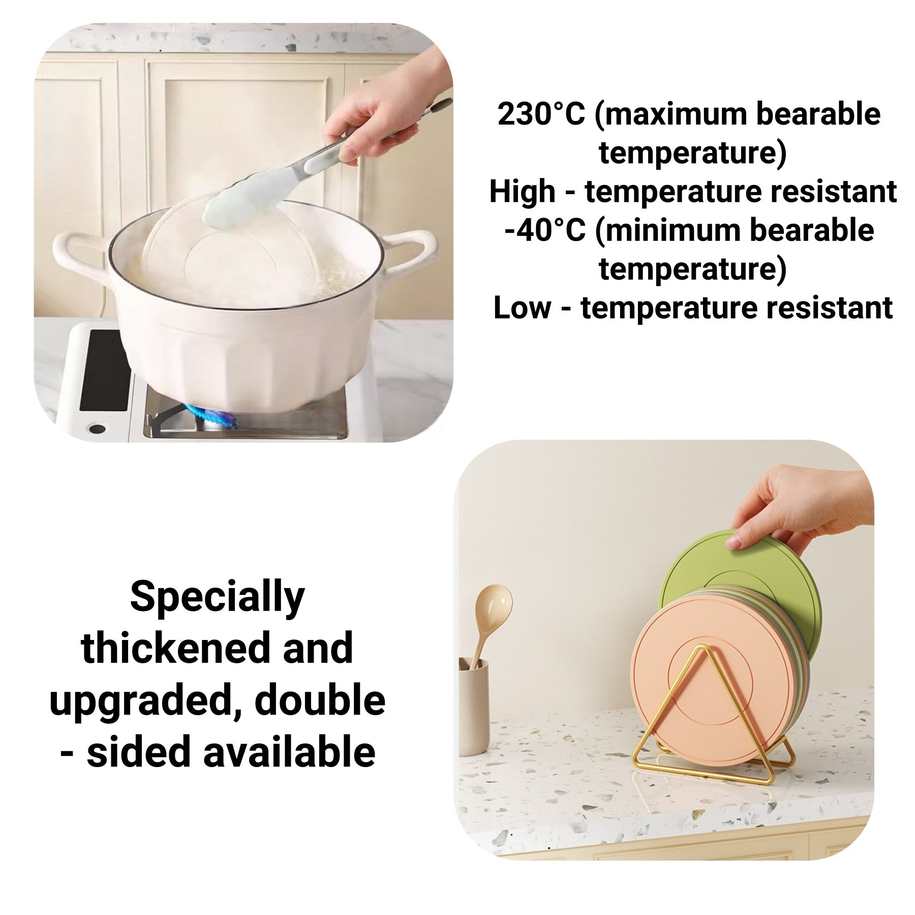 Soft Rubber Heat - Insulating Table Mat