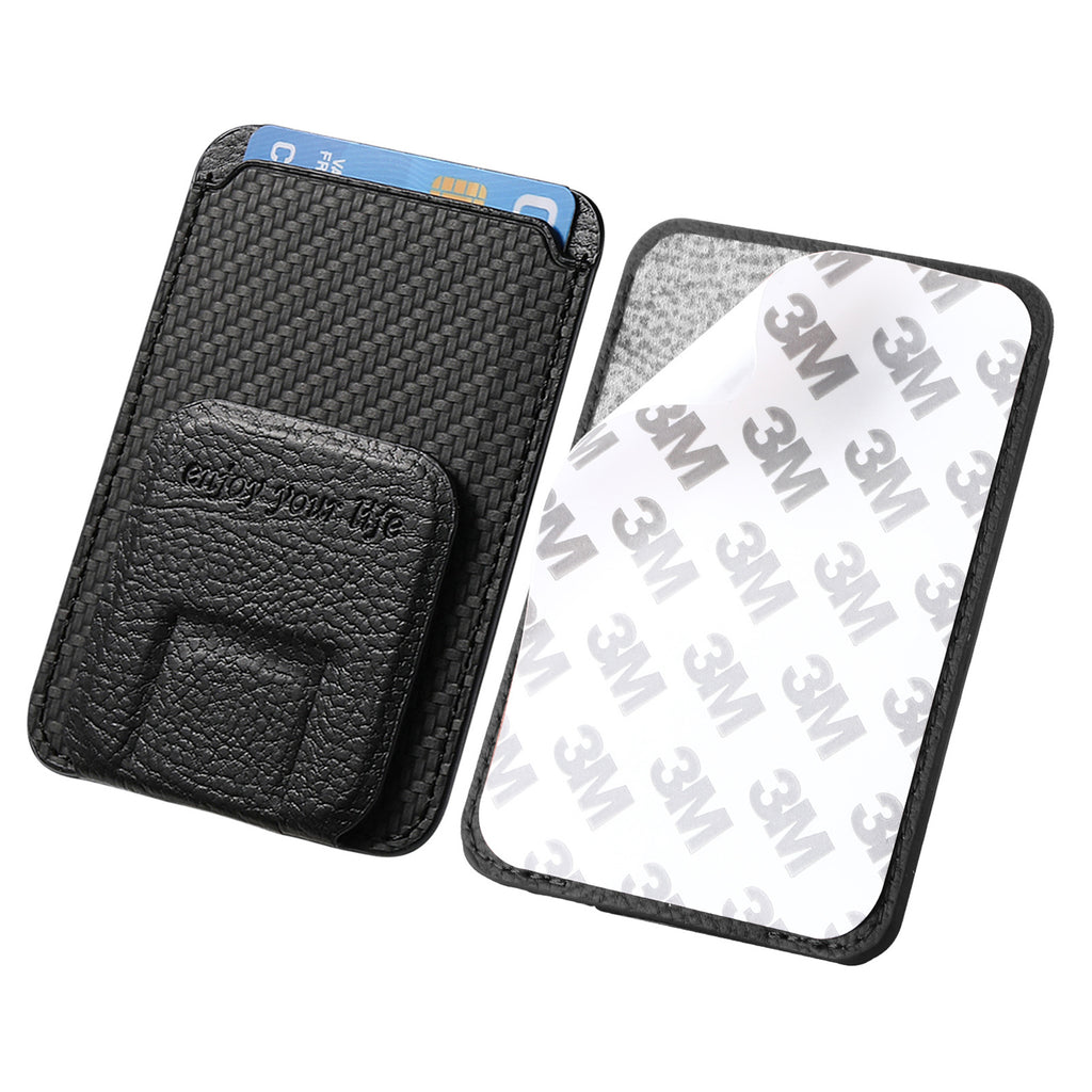 Multi-Functional Carbon Fiber Phone Holder Card Case