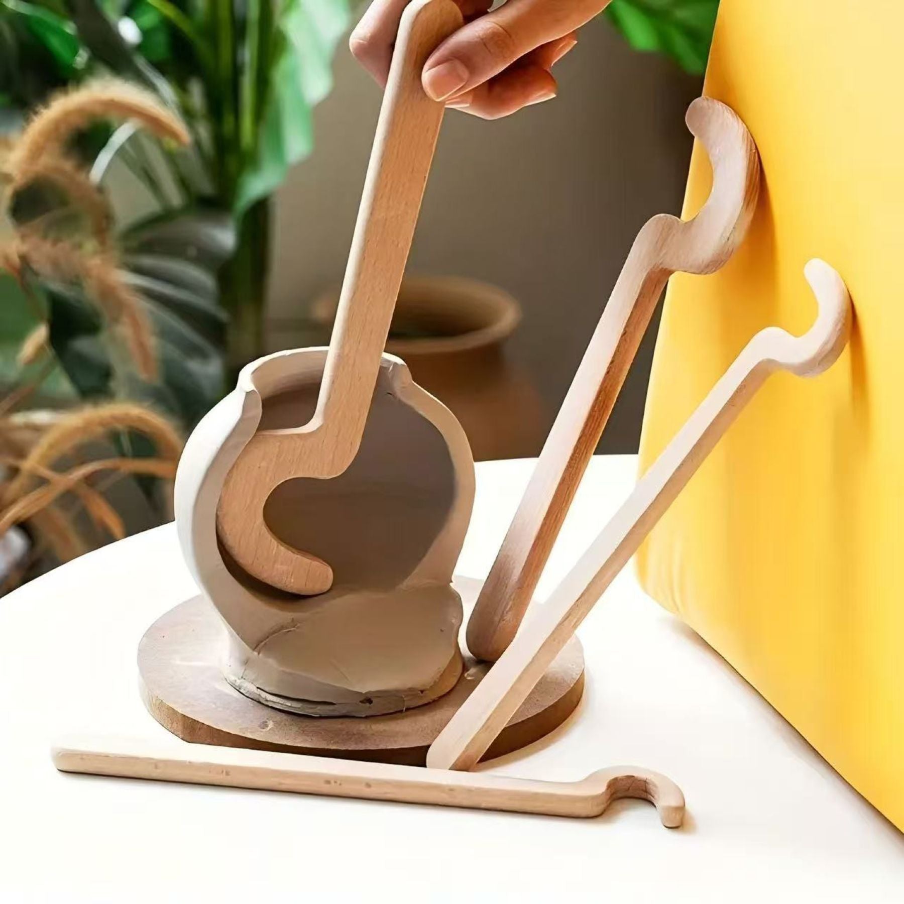 Pottery Wooden Hand-Building Tools