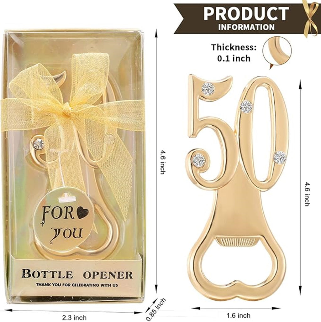 Digital Alloy Corkscrew Birthday Bottle Opener For Party Favors