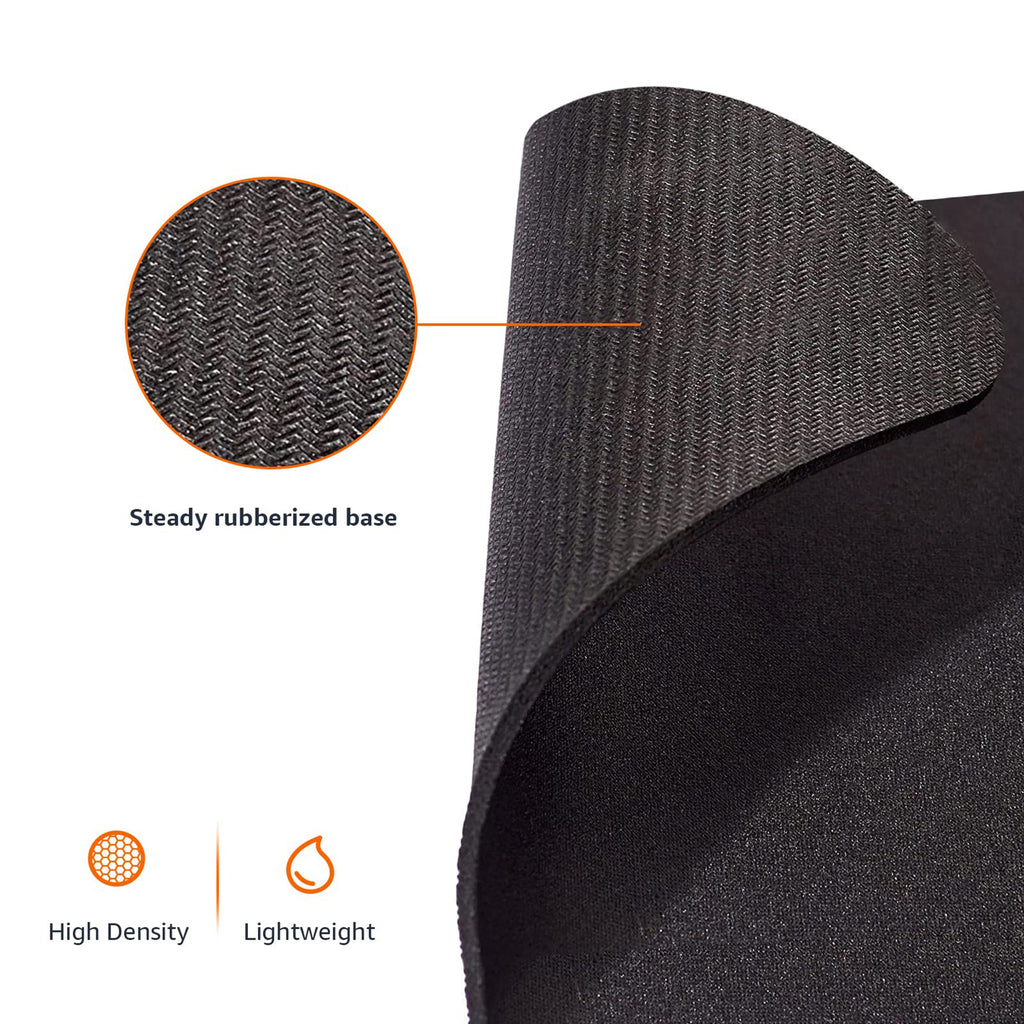 Square Mouse Pad Cloth With Rubberized Base