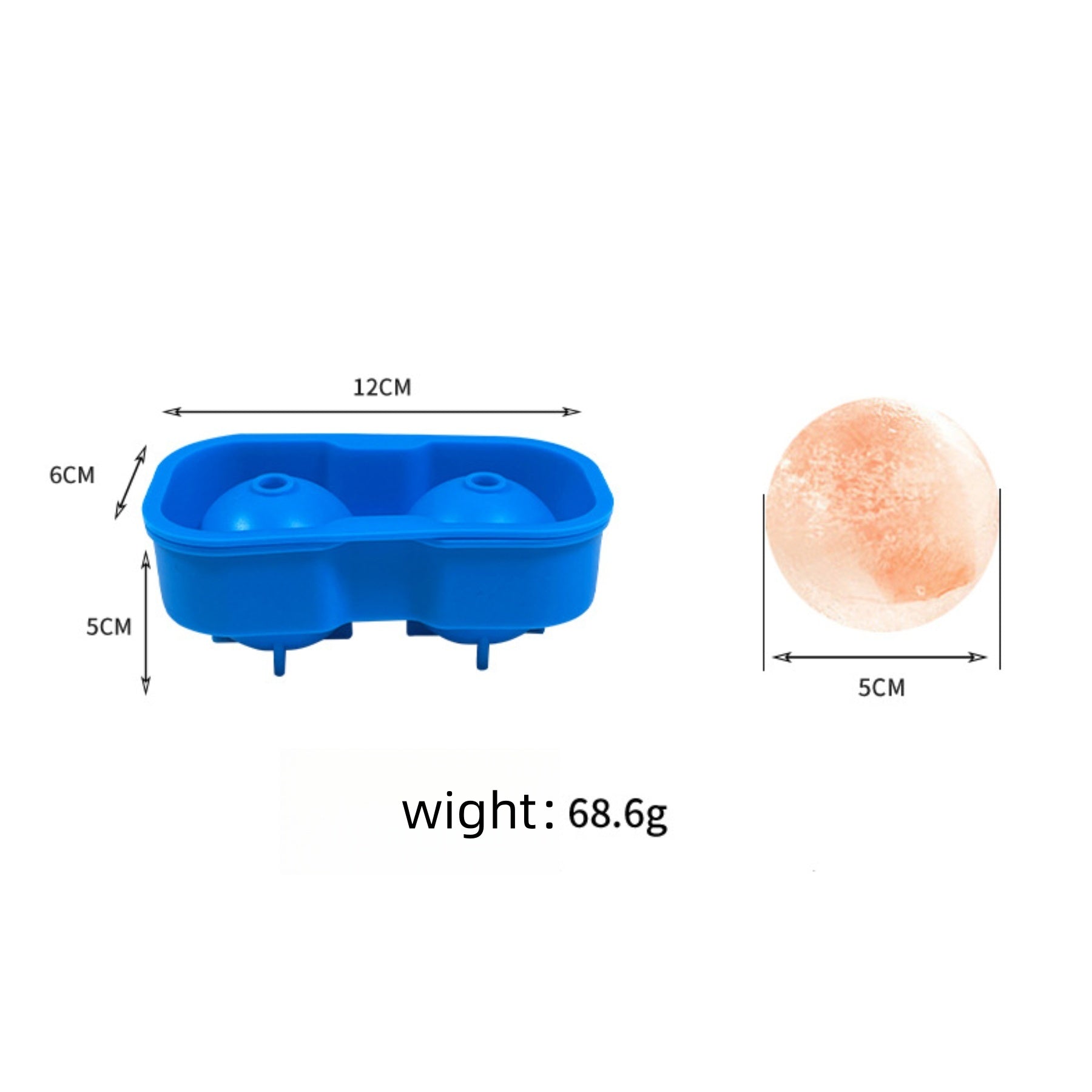 Large Round Ice Cube Mold