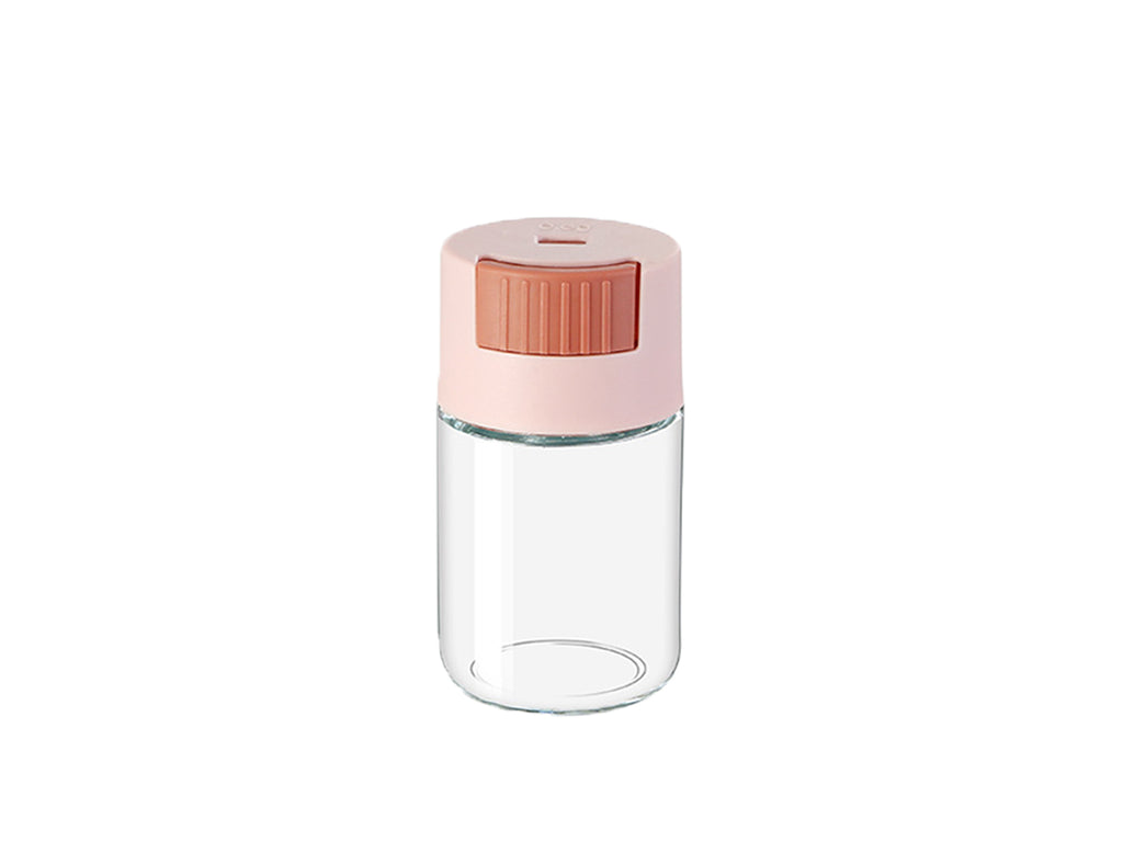 Press-type Glass Seasoning Jar with Precise Quantity Control
