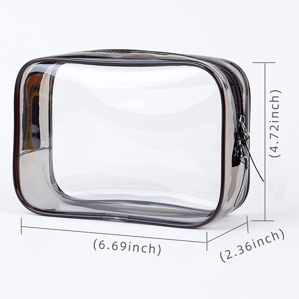 Waterproof PVC Makeup Bag - Stylish Cosmetic Organizer
