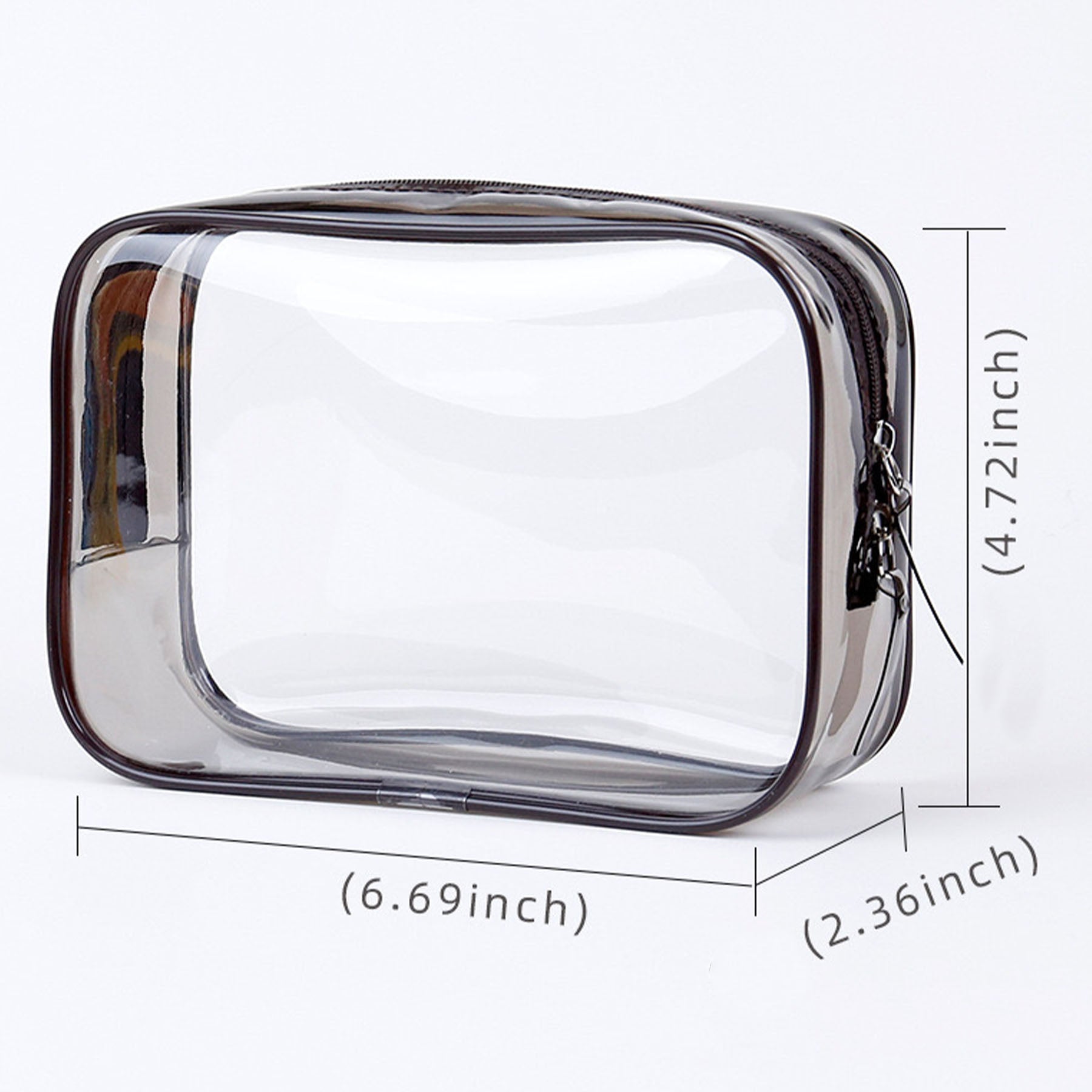 Waterproof PVC Makeup Bag - Stylish Cosmetic Organizer