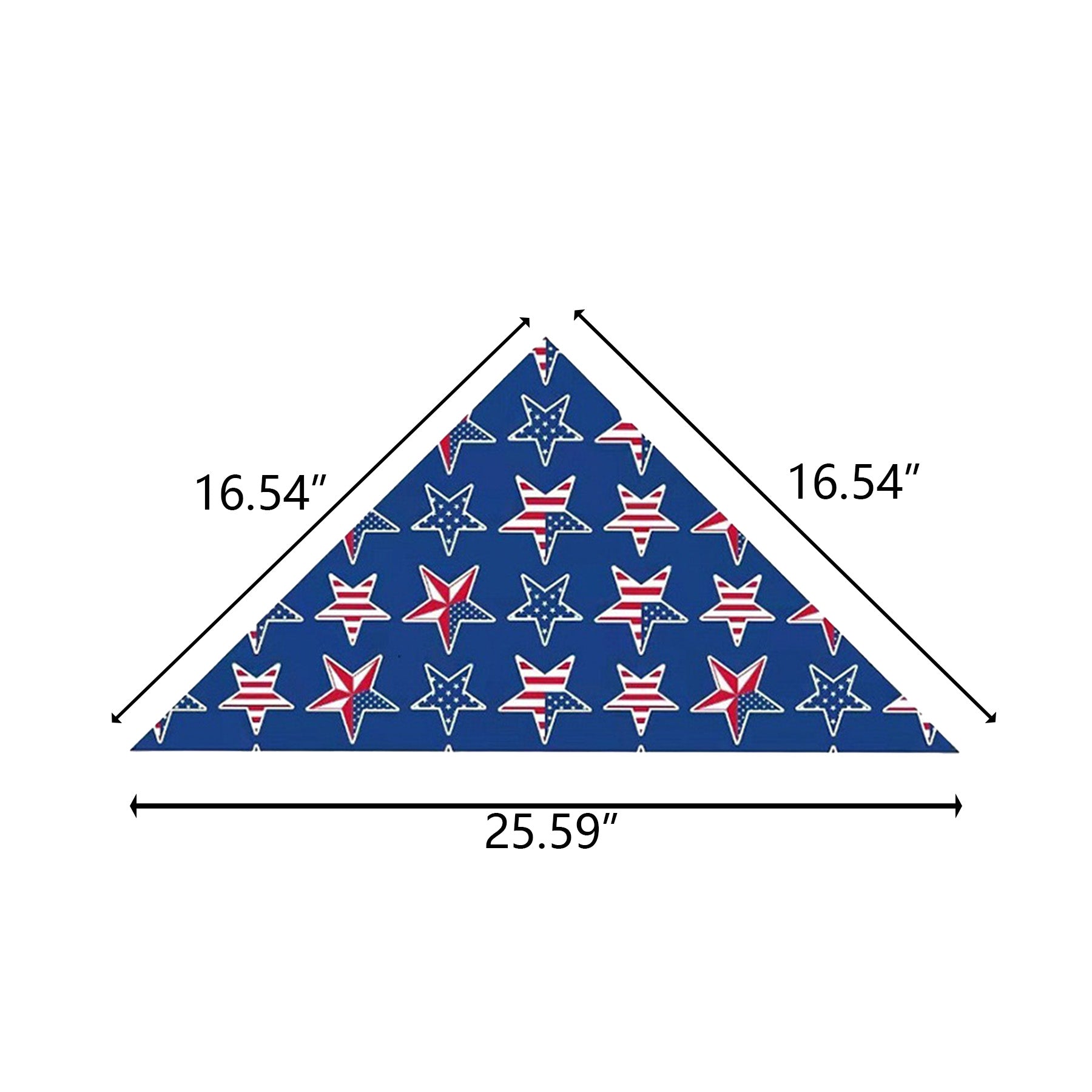 Independence Day Pet Dog Triangle Drool Towel