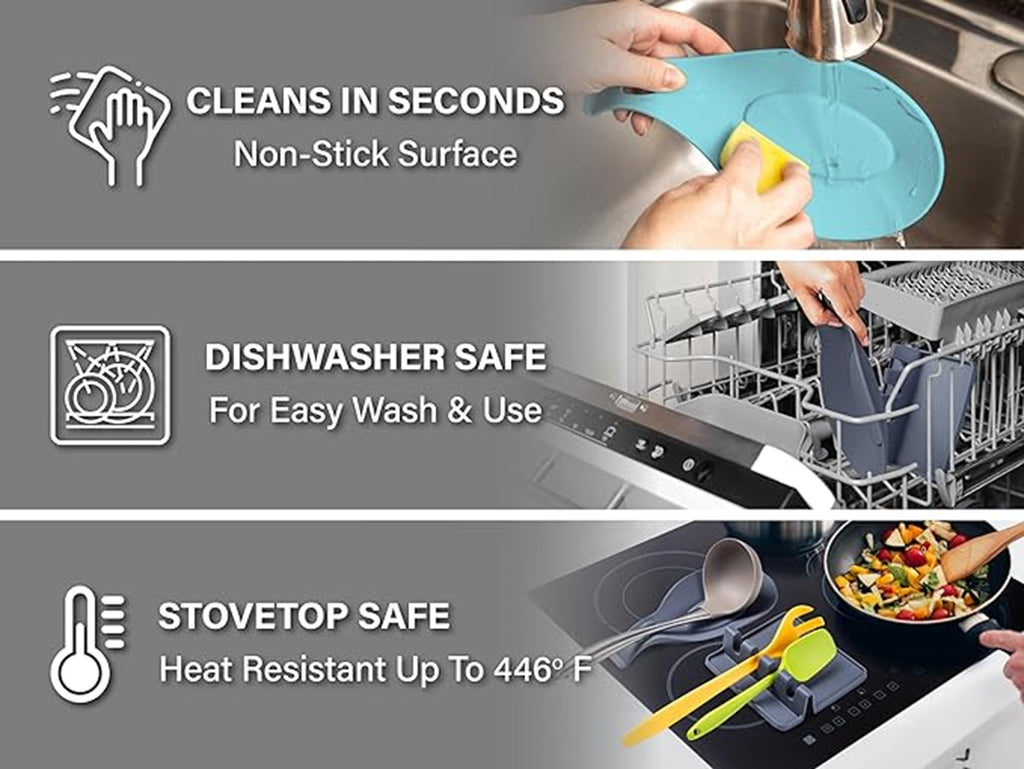 Silicone Spoon Rest for Stove Top