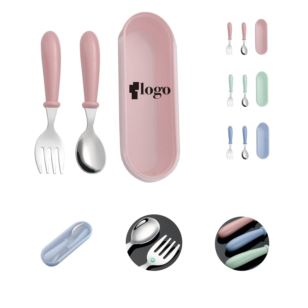 Cartoon Stainless Steel Children Tableware Set