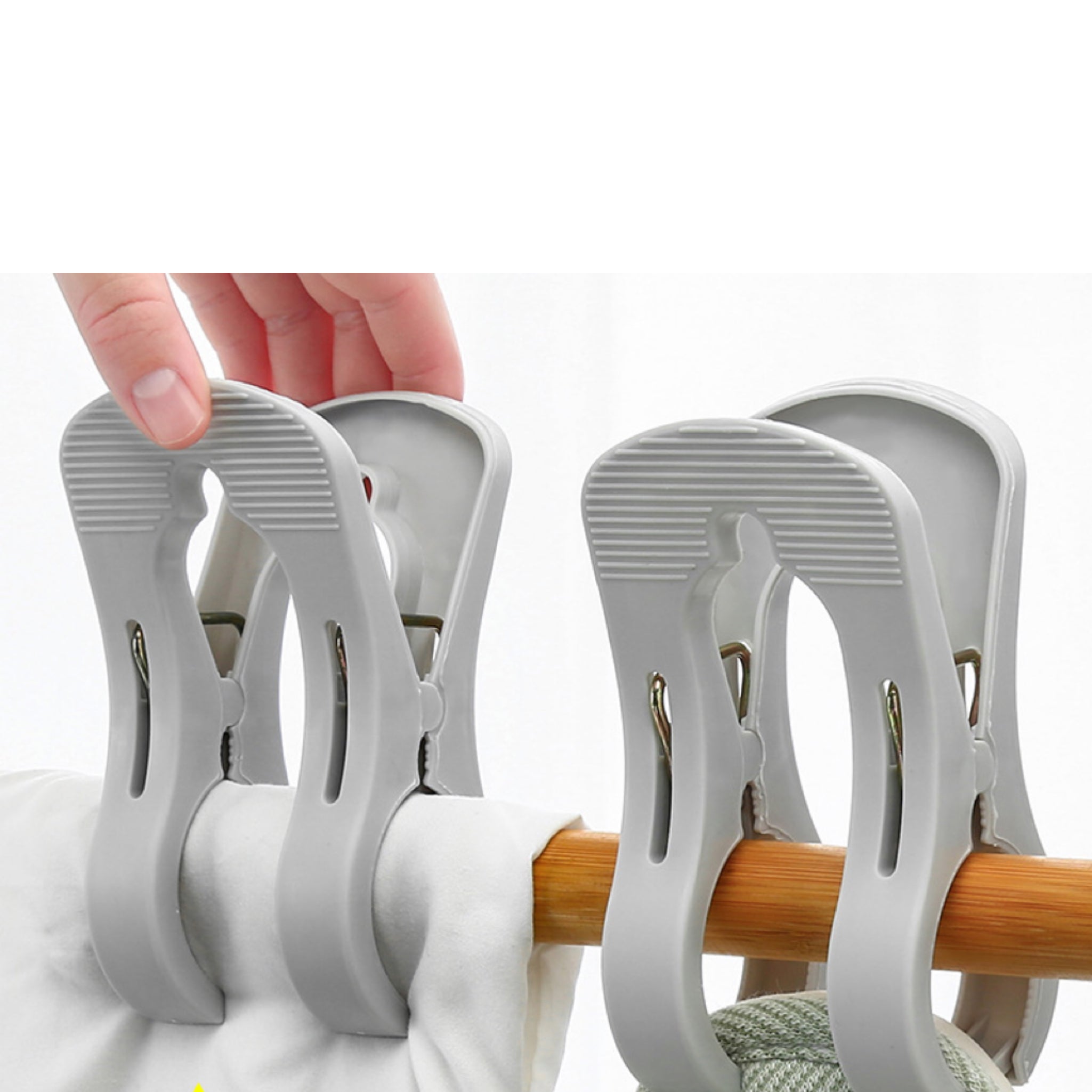 Large Plastic No-Trace Clothespins