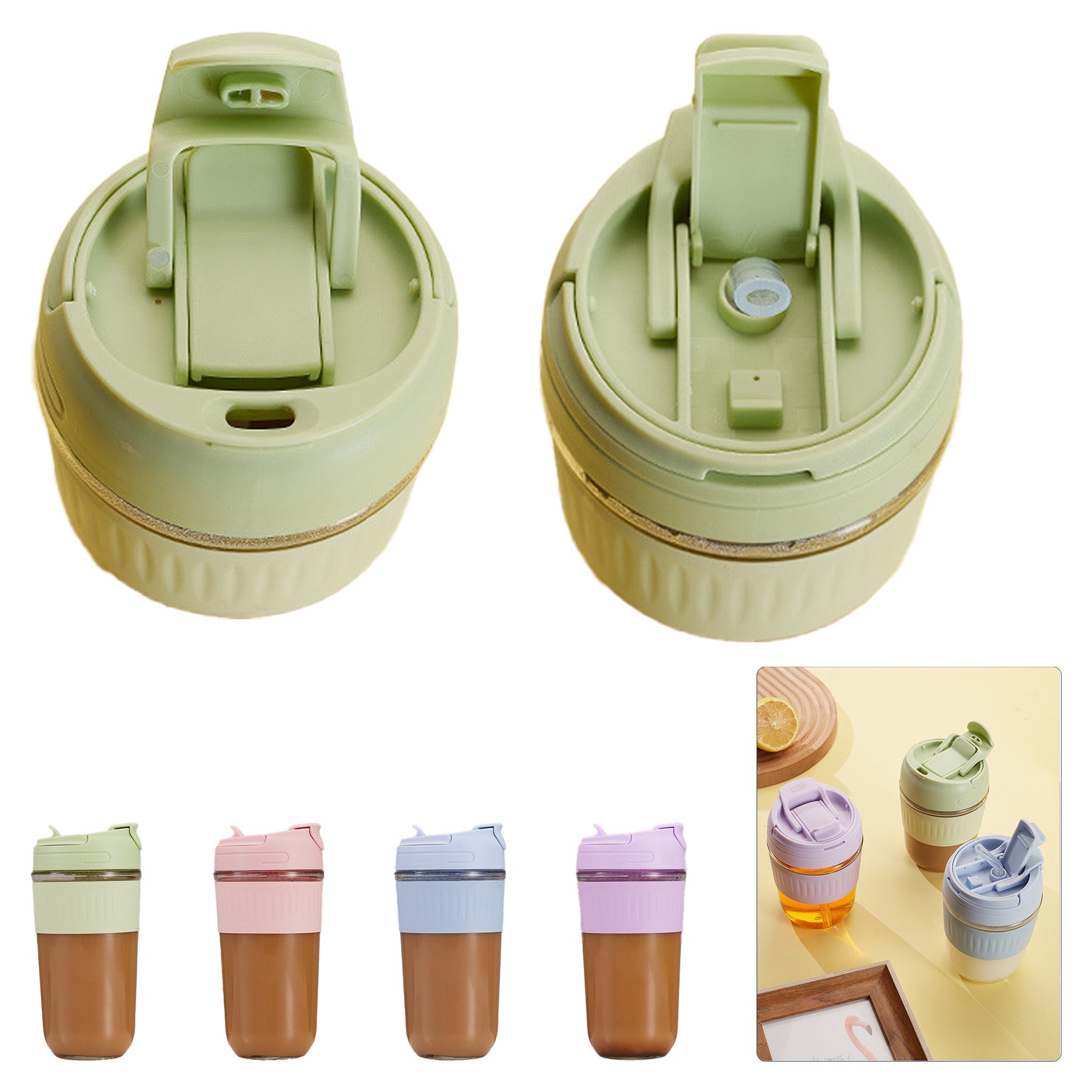 Travel Vacuum Insulated Leak-Proof Coffee Mug