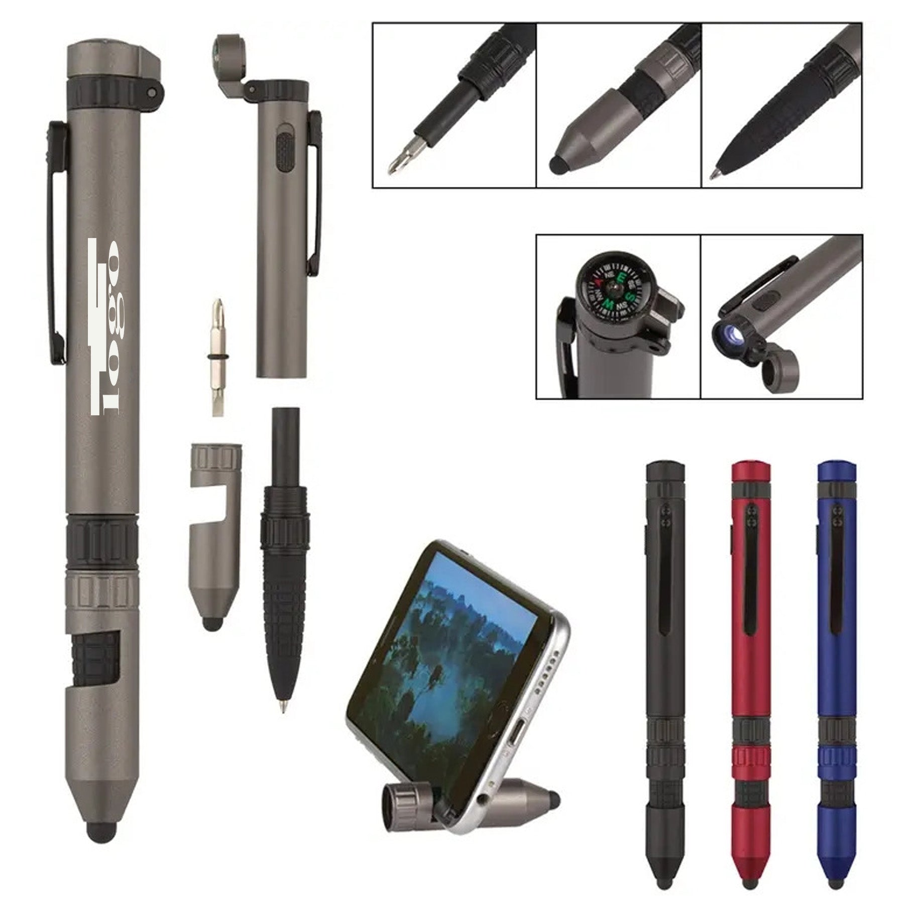 Outdoor Multifunctional Tool Ballpoint Pen