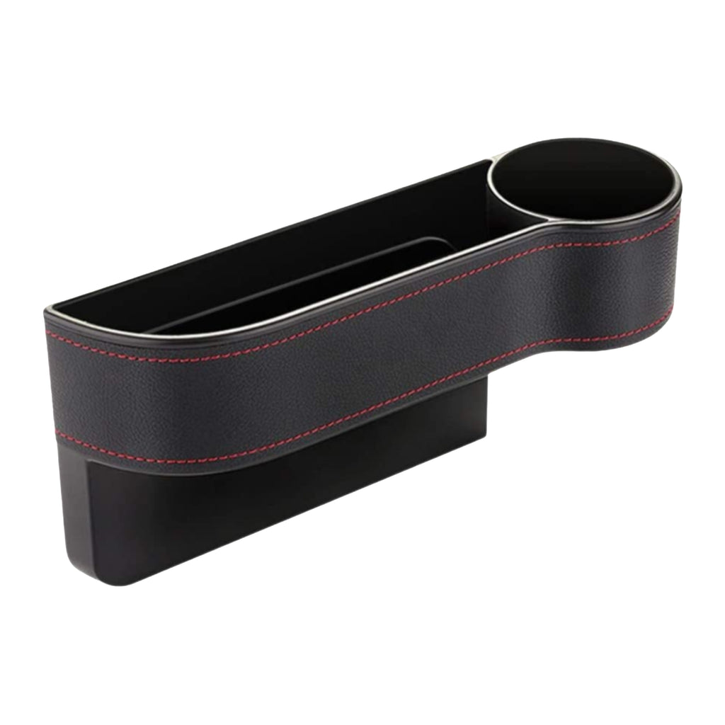 Car Seat Gap Organizer With Universal Cup Holder Insert