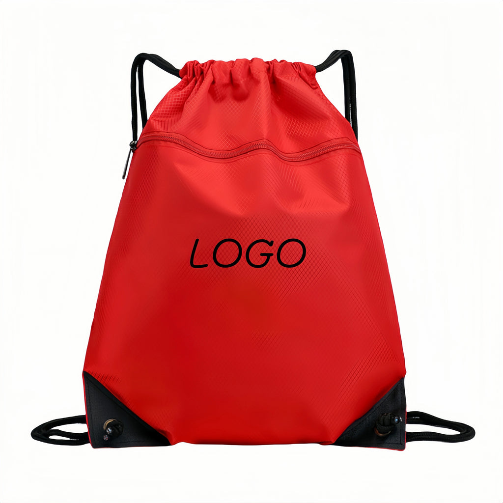 Water-Resistant Oxford Cloth Large-Capacity Drawstring Backpack