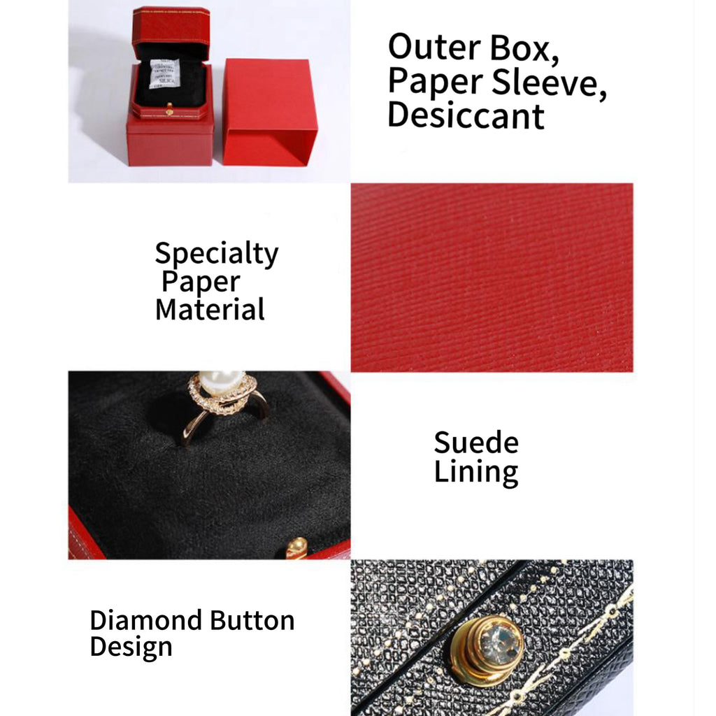 European-Style Jewelry Single Ring Box