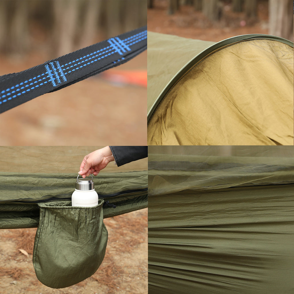 Portable Camping Stay Bar Hammock With Mosquito Net