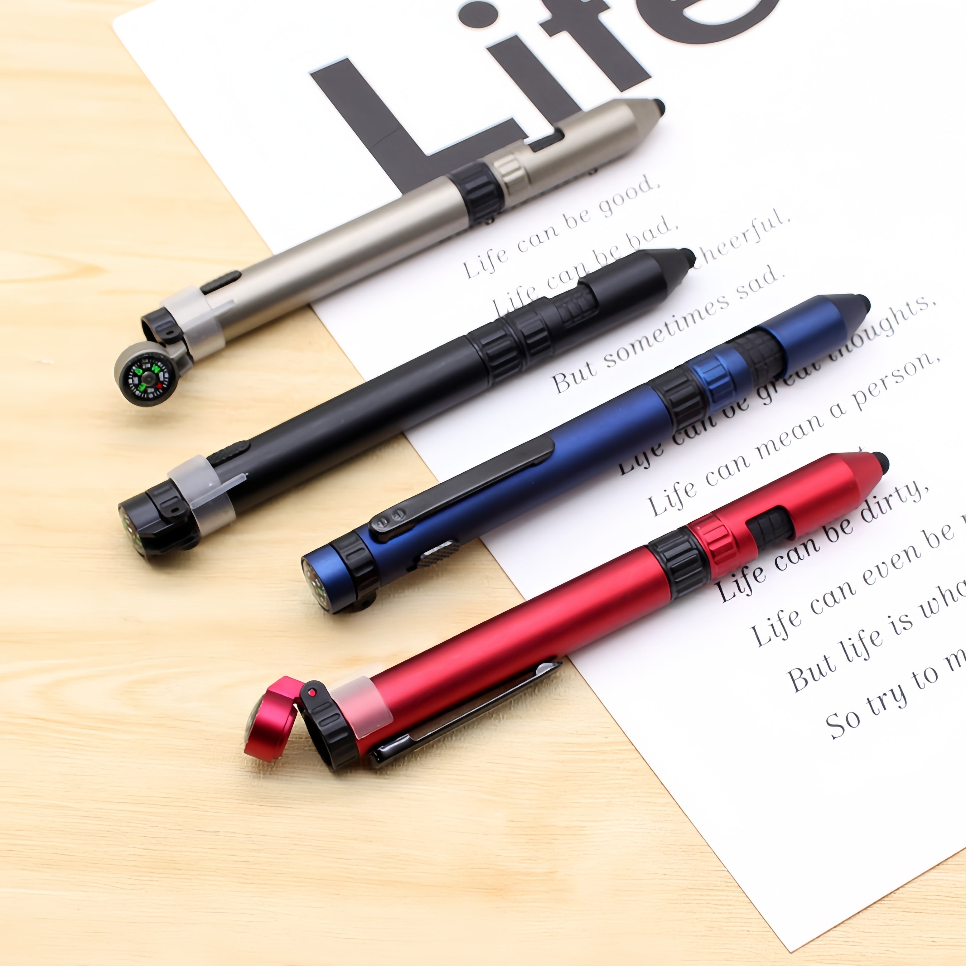 6-In-1 Multi-Functional Tool Pen