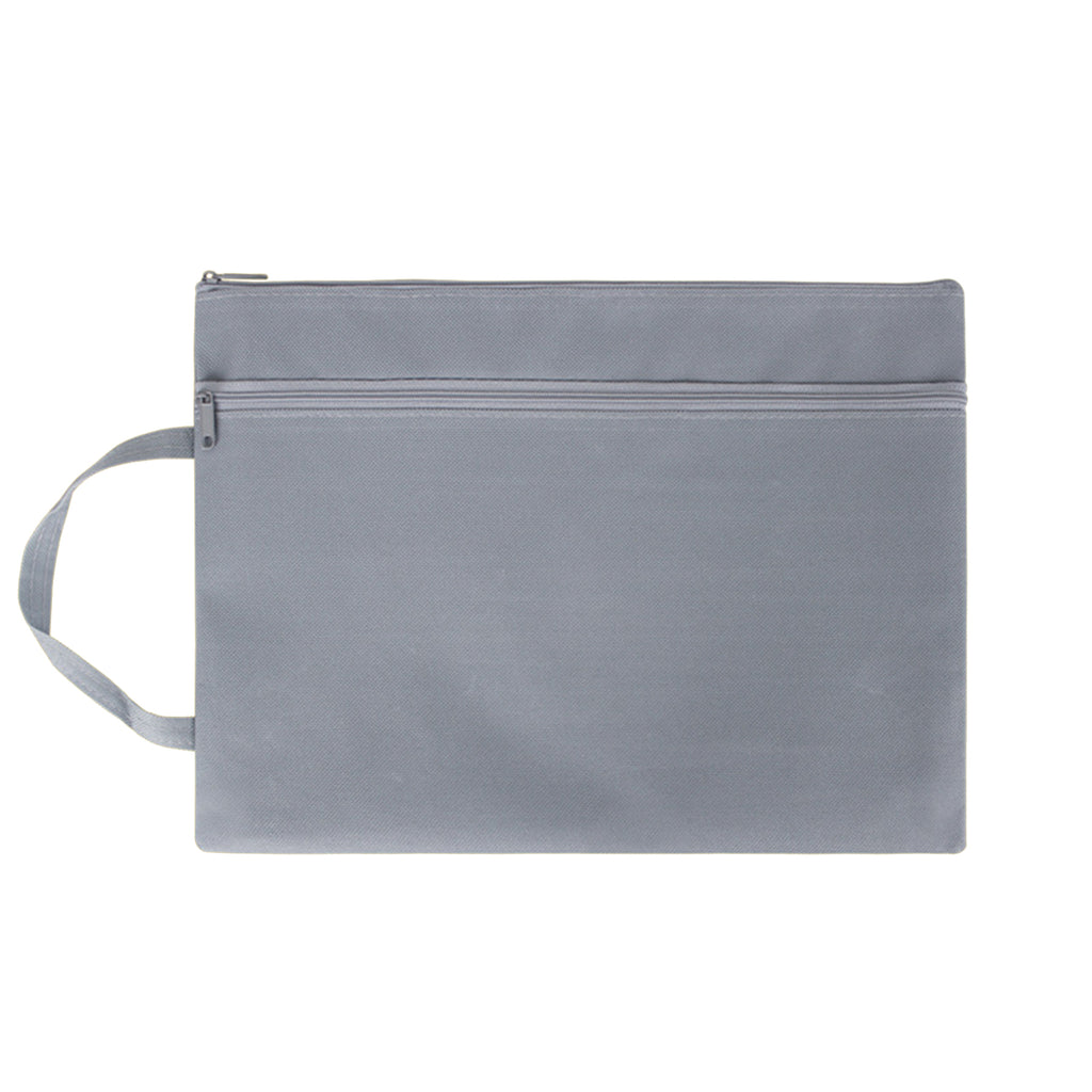 A4 File Double Layer Zipper Bag