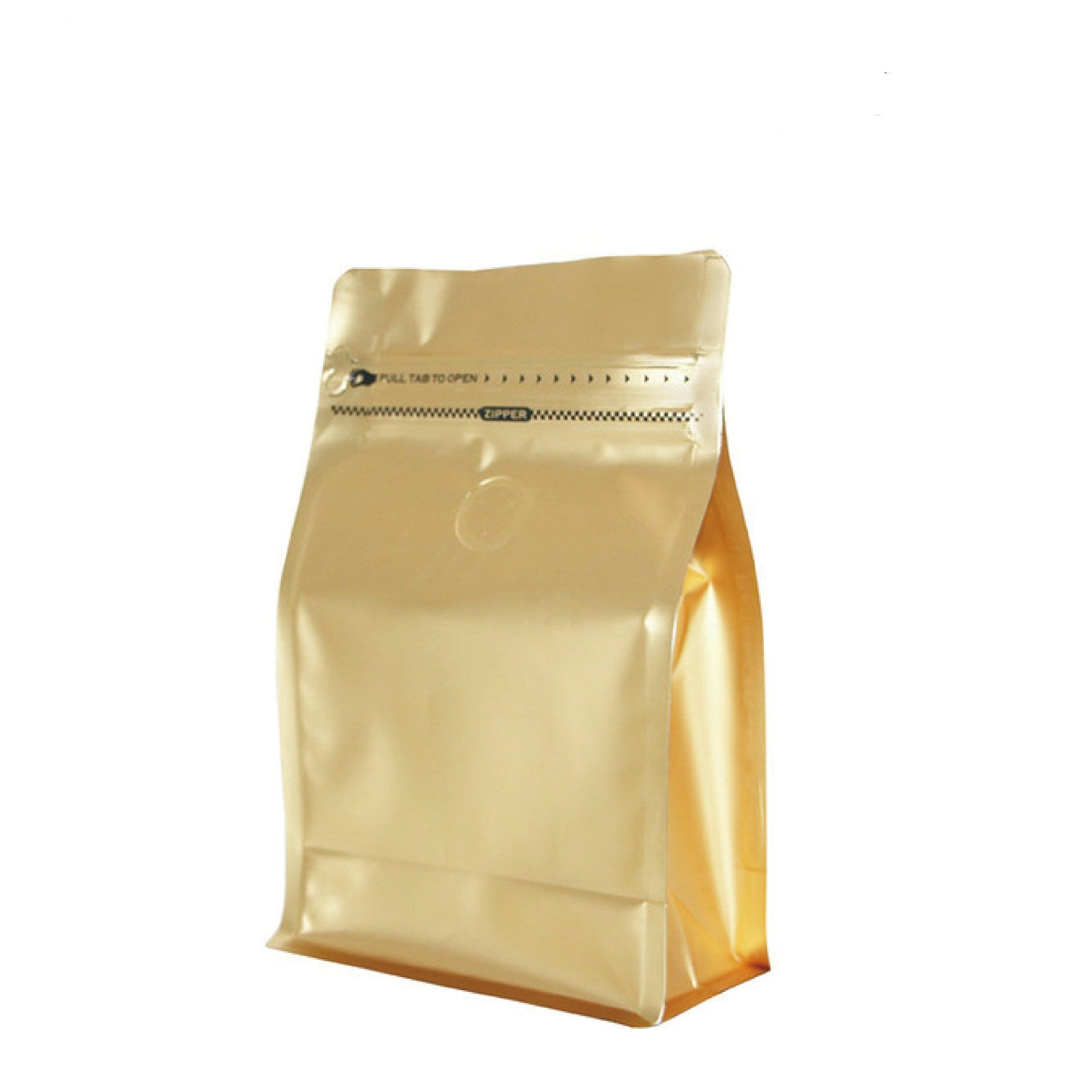16Oz Zipper Pouch Coffee Bag With Valve One Way Degassing