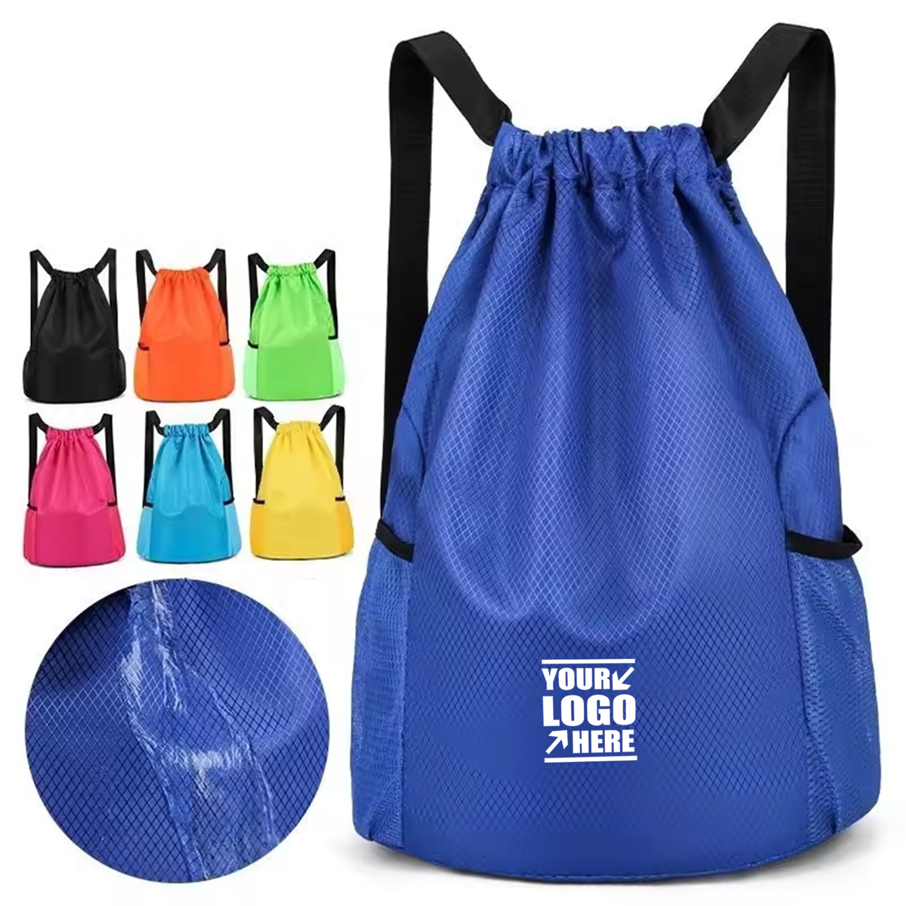 Portable Drawstring Bag Backpack