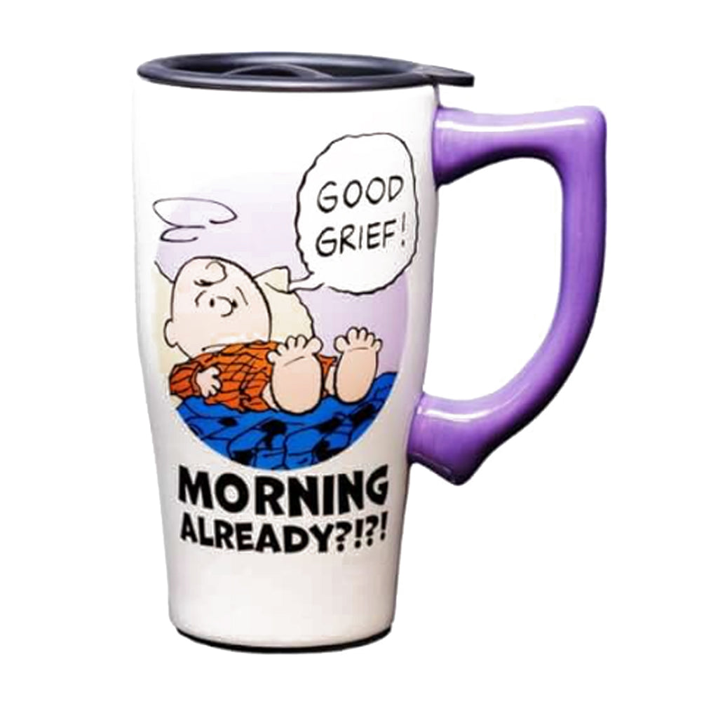 Ceramic Coffee Mug With Lid And Handle