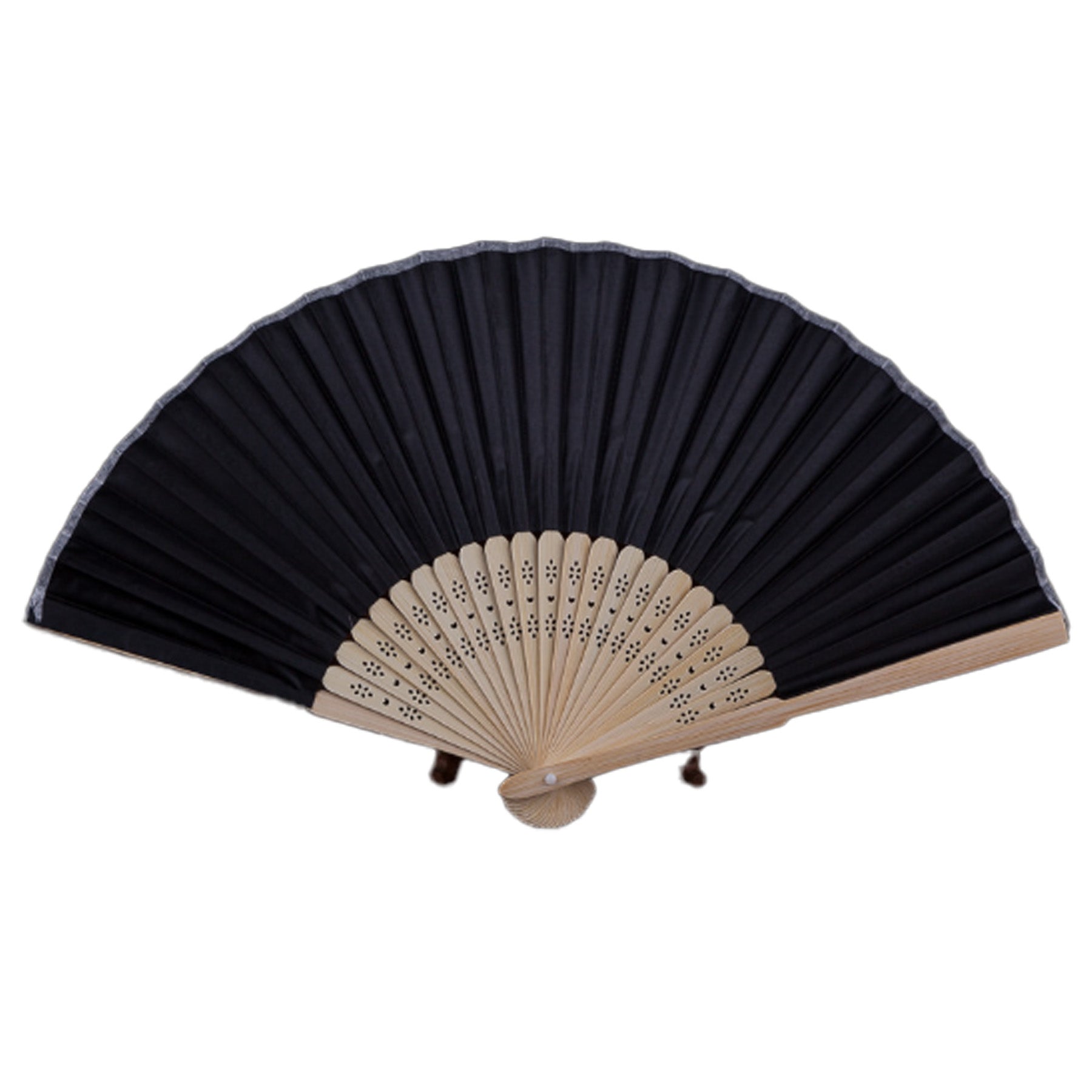 Silk Fabric Bamboo Fan DIY