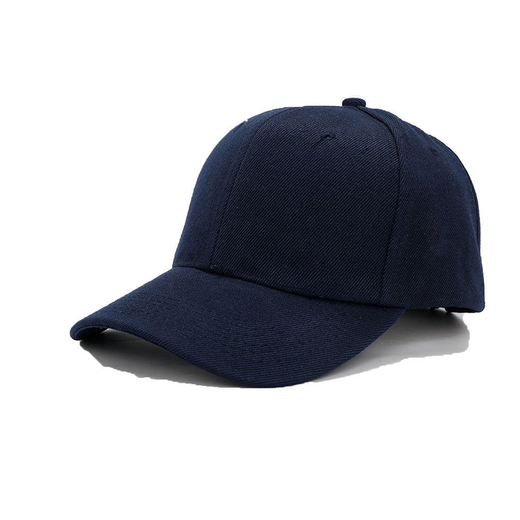 Solid-Color Light-Plate Korean Outdoor Cap