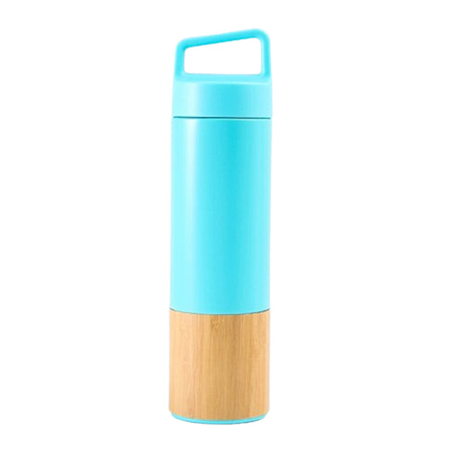 20 Oz Bamboo Stainless Steel Insulated Tumbler With Handle