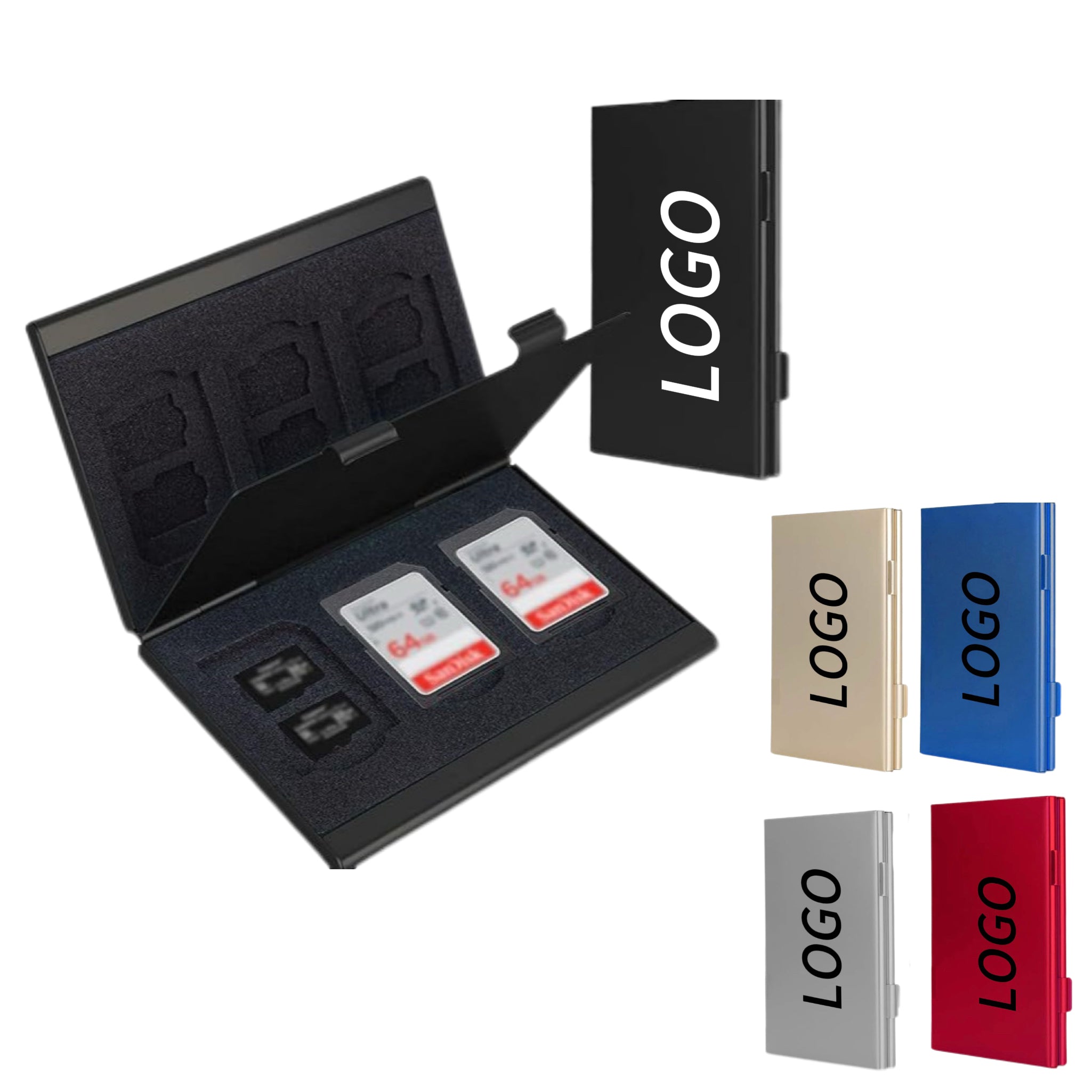 Aluminum Alloy Storage Card Case