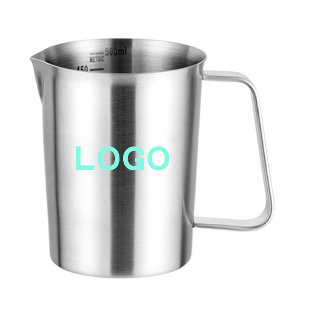 16Oz Stainless Steel Milk Measuring Cup With Marking